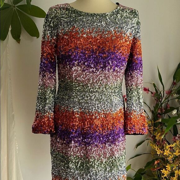 NWT Antik Batik Sophie Sequined Mini Dress - Picture 7 of 14